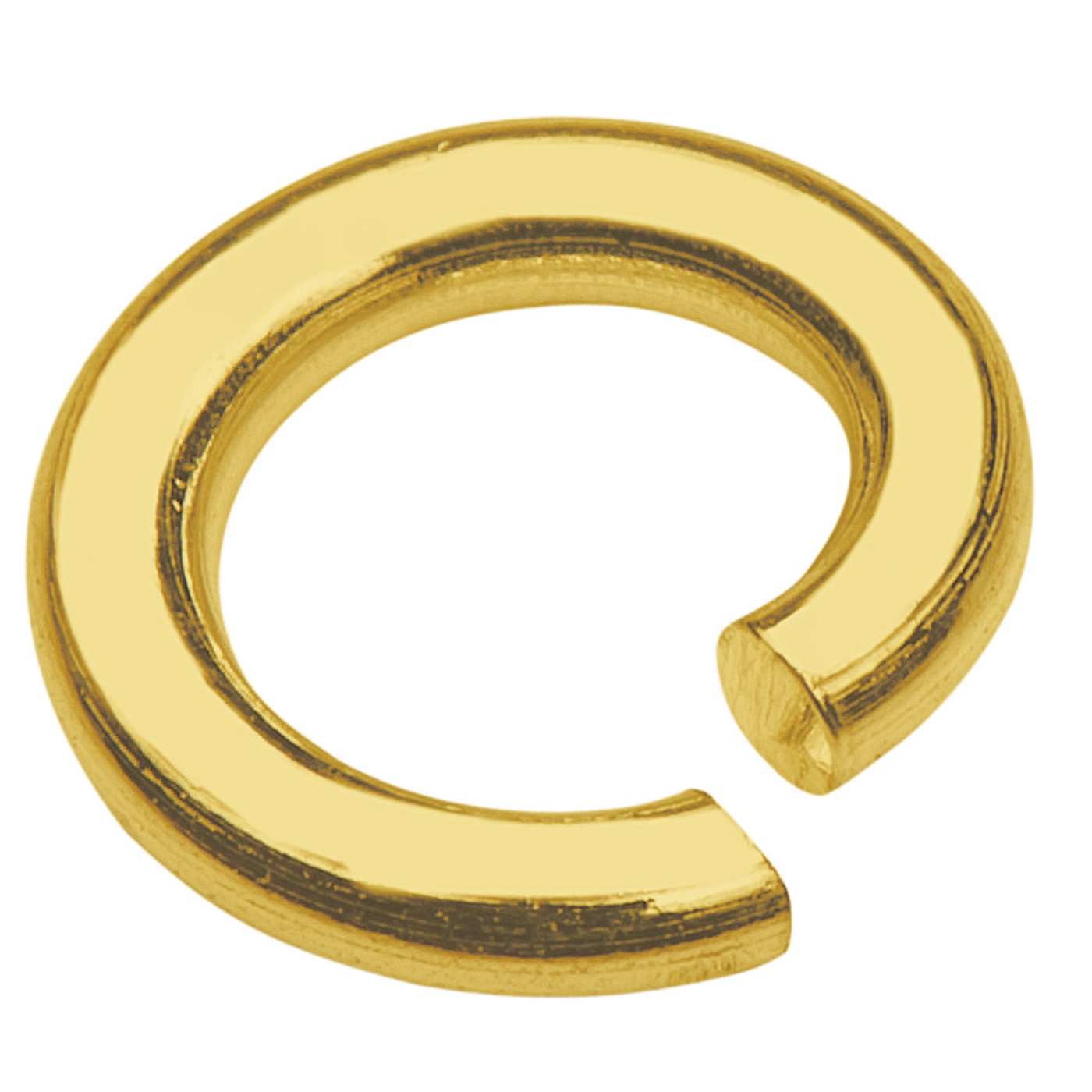 Binderinge, Doublé, rund, ø 4 mm, Draht-ø 0,8 mm - 1 Stück