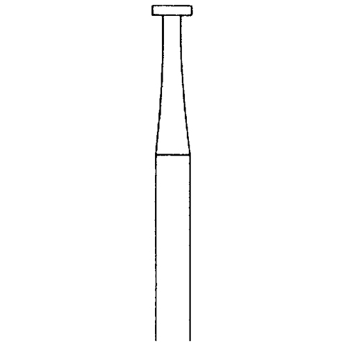 Flat Milling Cutter, Fig. 3, ø 2.7 mm - 1 piece