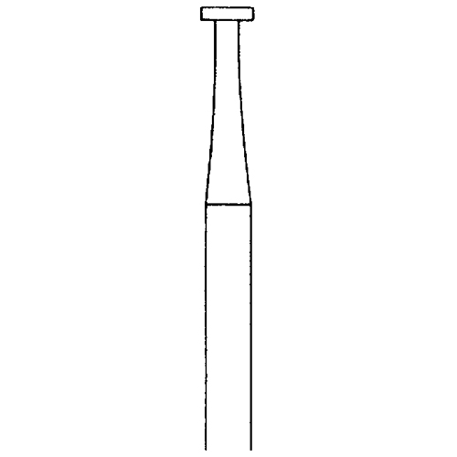 Flachfräser, Fig. 3, ø 2,7 mm - 1 Stück