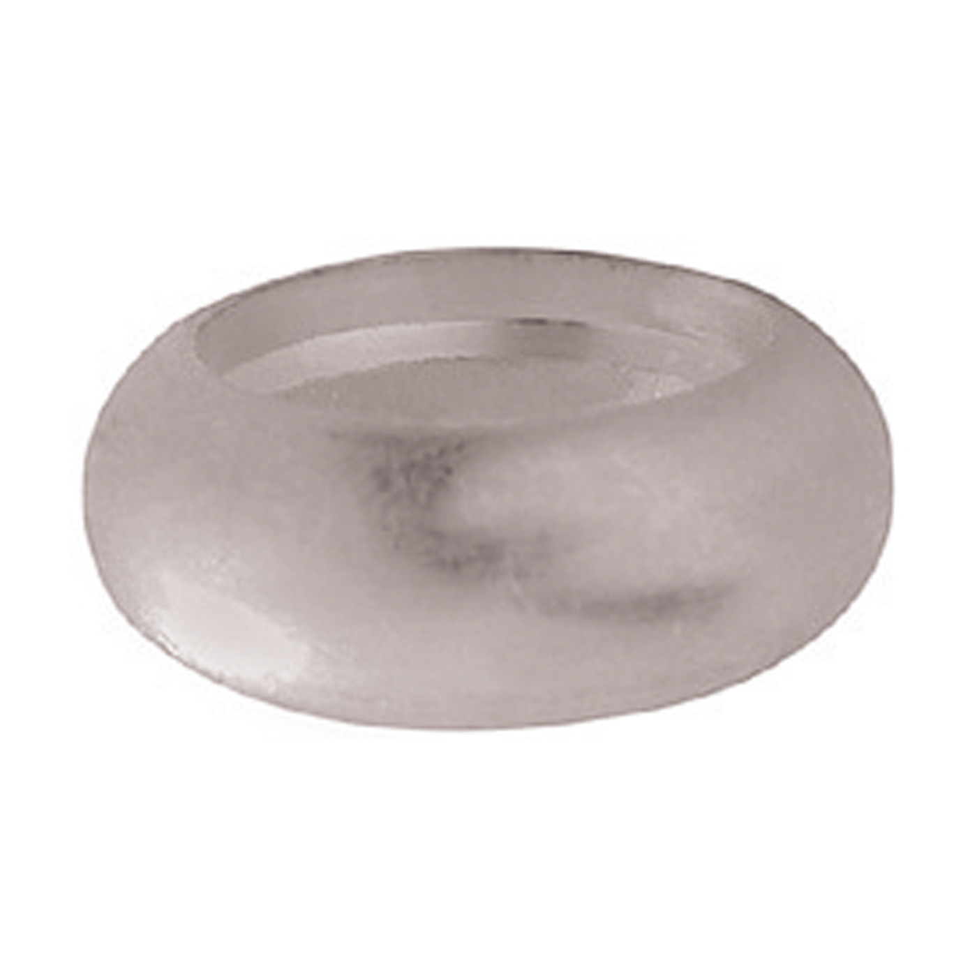 Rim, Round, Curved, 585WG/Pd, Stone ø 3.5 mm - 1 piece
