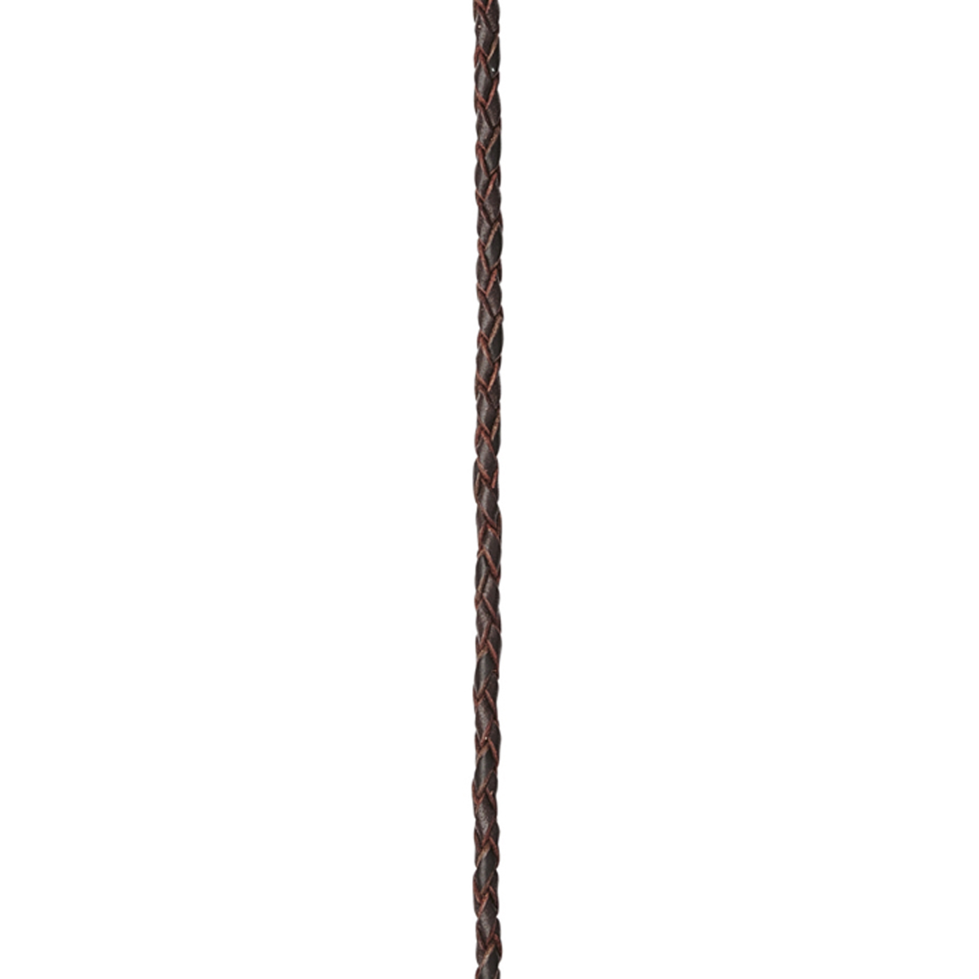 Flechtkordel, braun, ø ca. 3 mm - 1 m Flechtkordel, braun, ø ca. 3 mm - 1 m