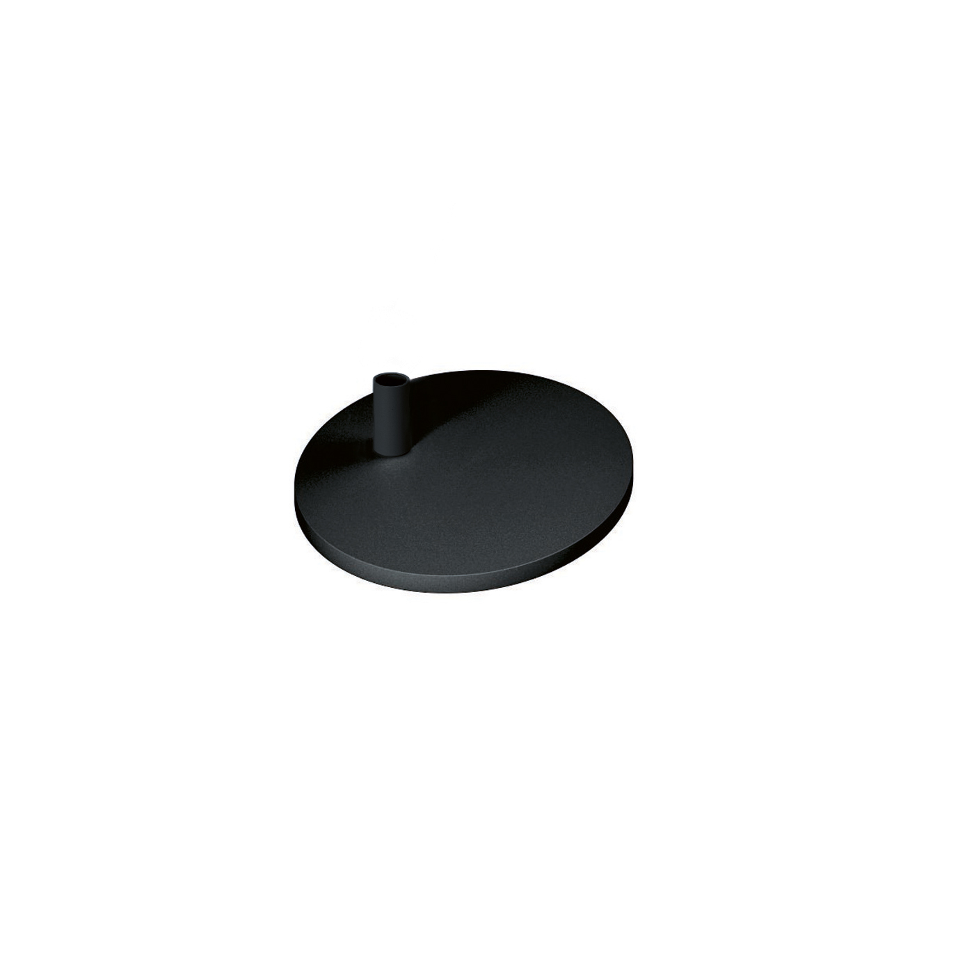 Tabletop Stand, Round, Black, for Para.Mi Bench Light - 1 piece