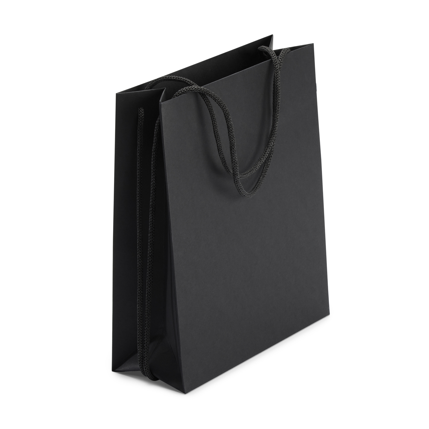 PICA-Design Papiertragetasche, groß, schwarz, 190 x 230 x 80 mm - 3 Stück PICA-Design Papiertragetasche, groß, schwarz, 190 x 230 x 80 mm - 3 Stück
