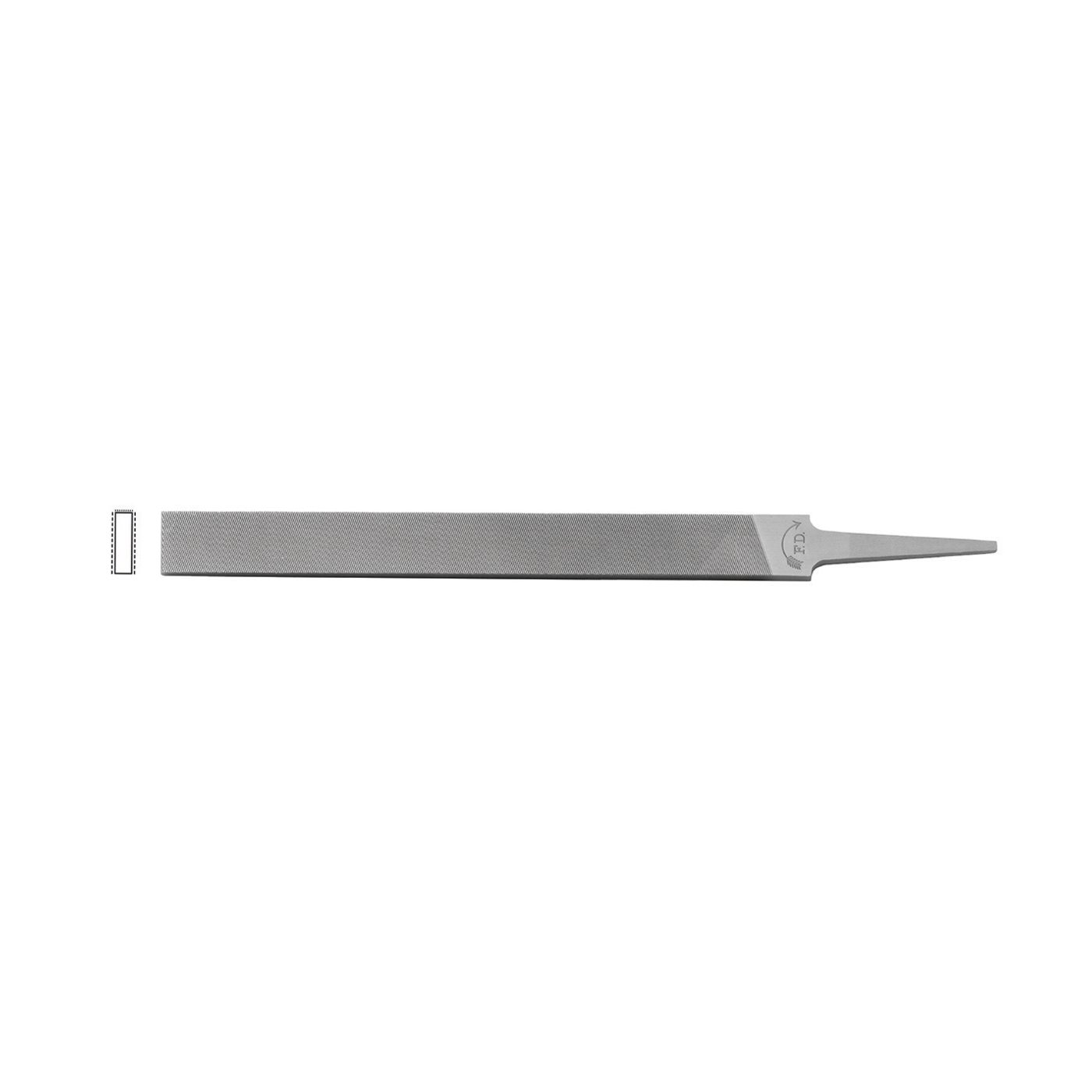 Precision File, Flat Hand, Cut 4 - 1 piece Precision File, Flat Hand, Cut 4 - 1 piece