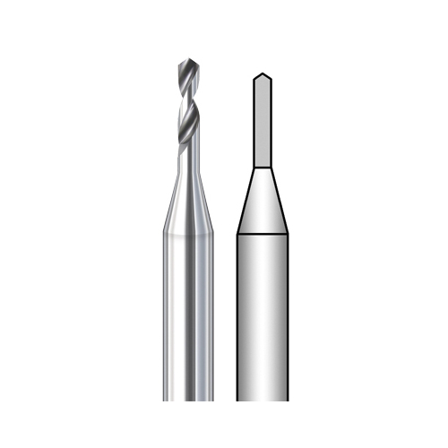 Busch HM-Spiralbohrer, Fig. 4205S, ø 0,8 mm - 2 Stück